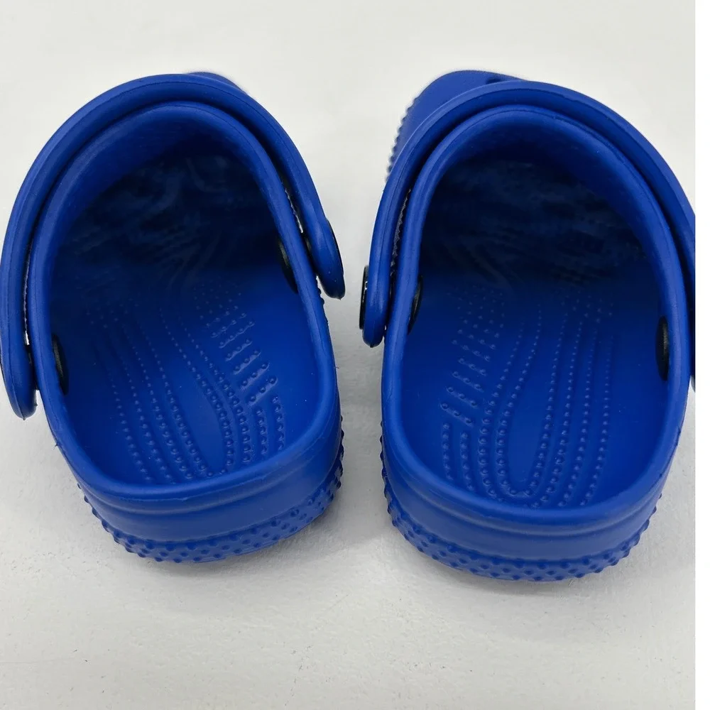 Crocs Classic Clog Royal Blue Kids Toddler Size 2 3 Slip On Water Shoes